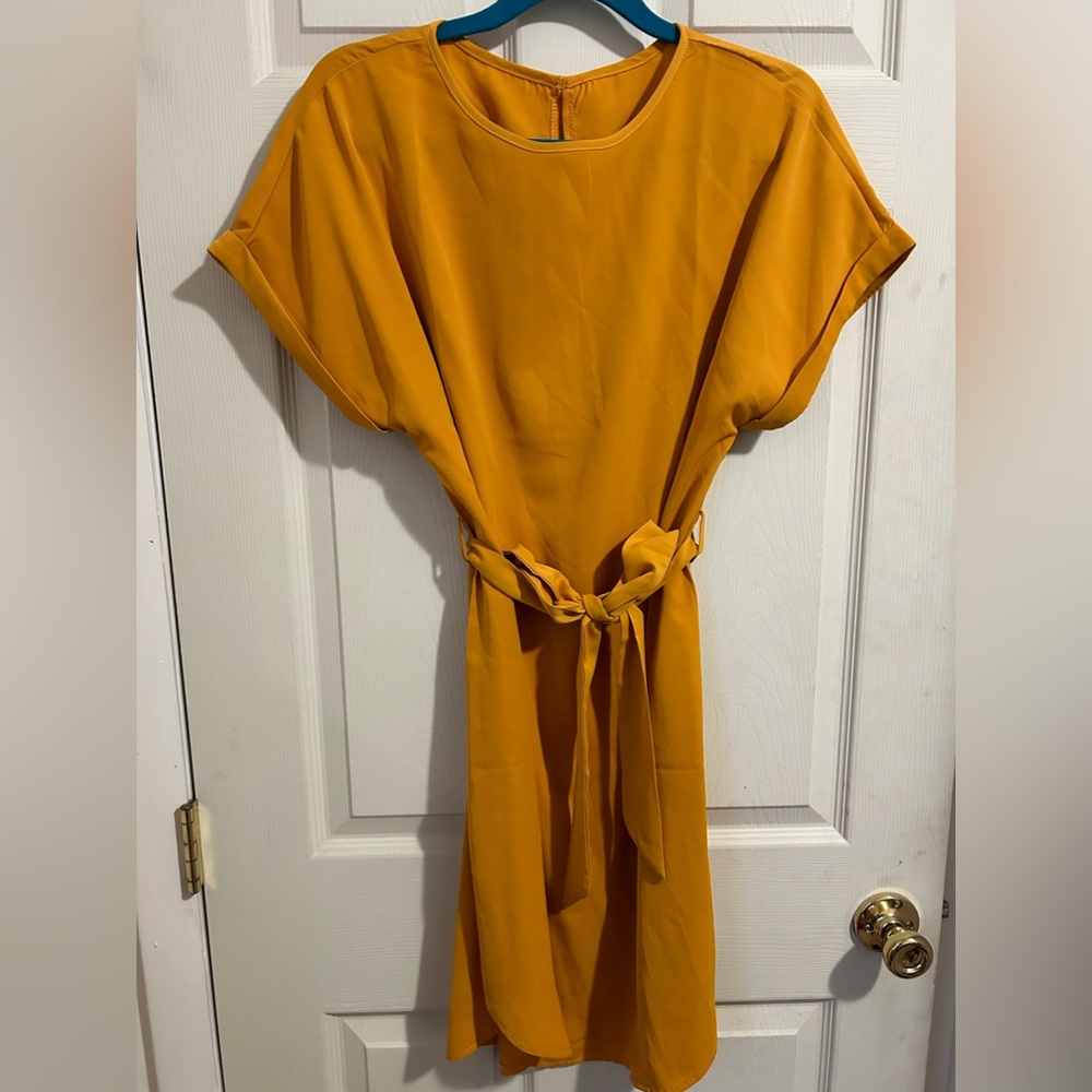 Shein mid thigh length, short sleeve dress.